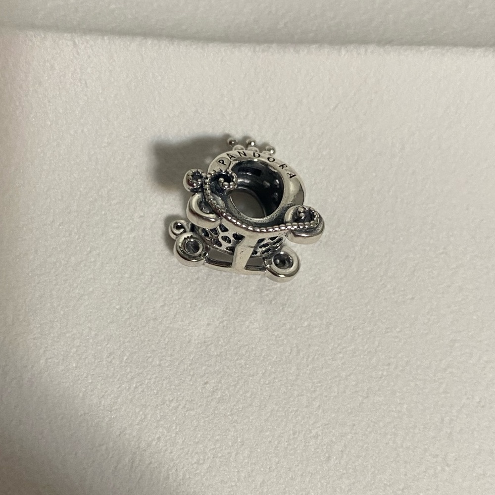 Pandora Silver Crown Charm - Picture 8 of 11